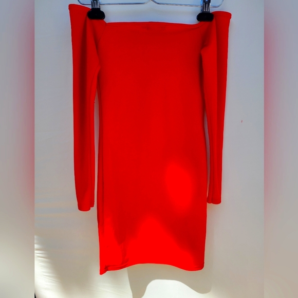 Red Mini Dress - Picture 2 of 4